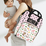 Little Farmer Diaper Bag (Pink)(A247)