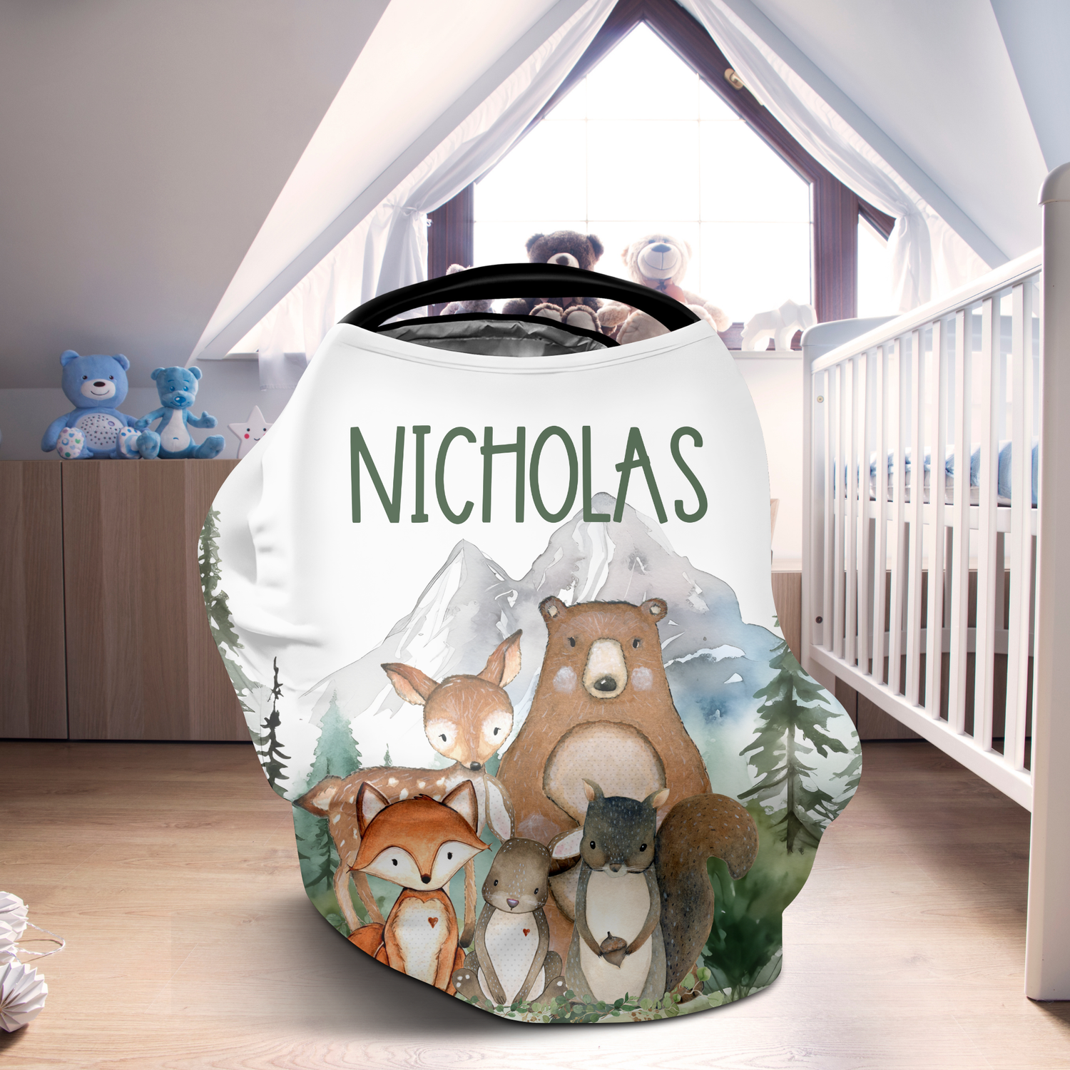 Woodland Car Seat Cover (A013)