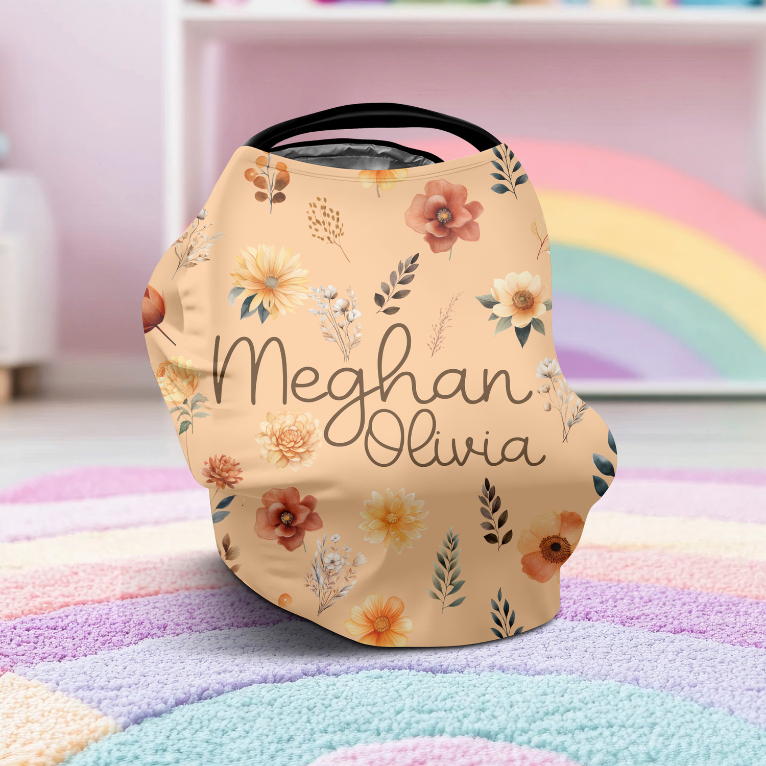 Autumn Wildflowers Car Seat Cover (A030)