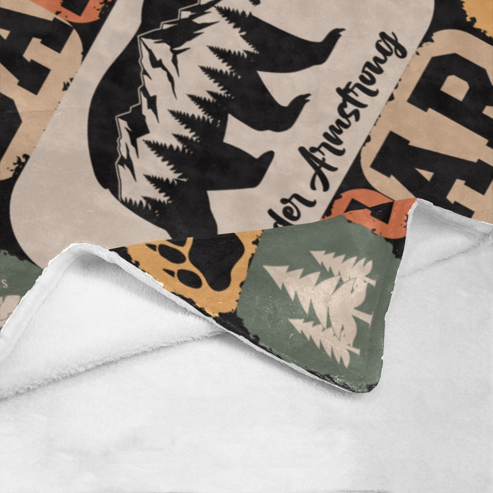 Baby Bear Woodland Blanket (B216)