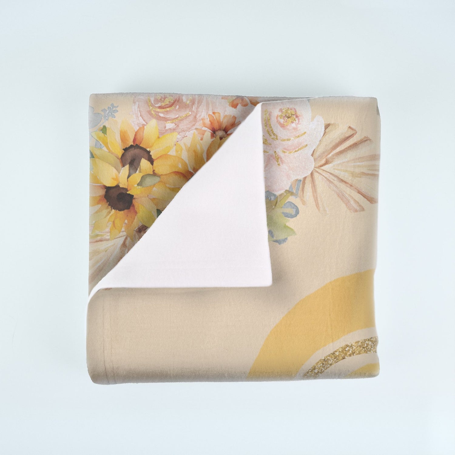 Rainbow Sunflowers Blanket (B045)