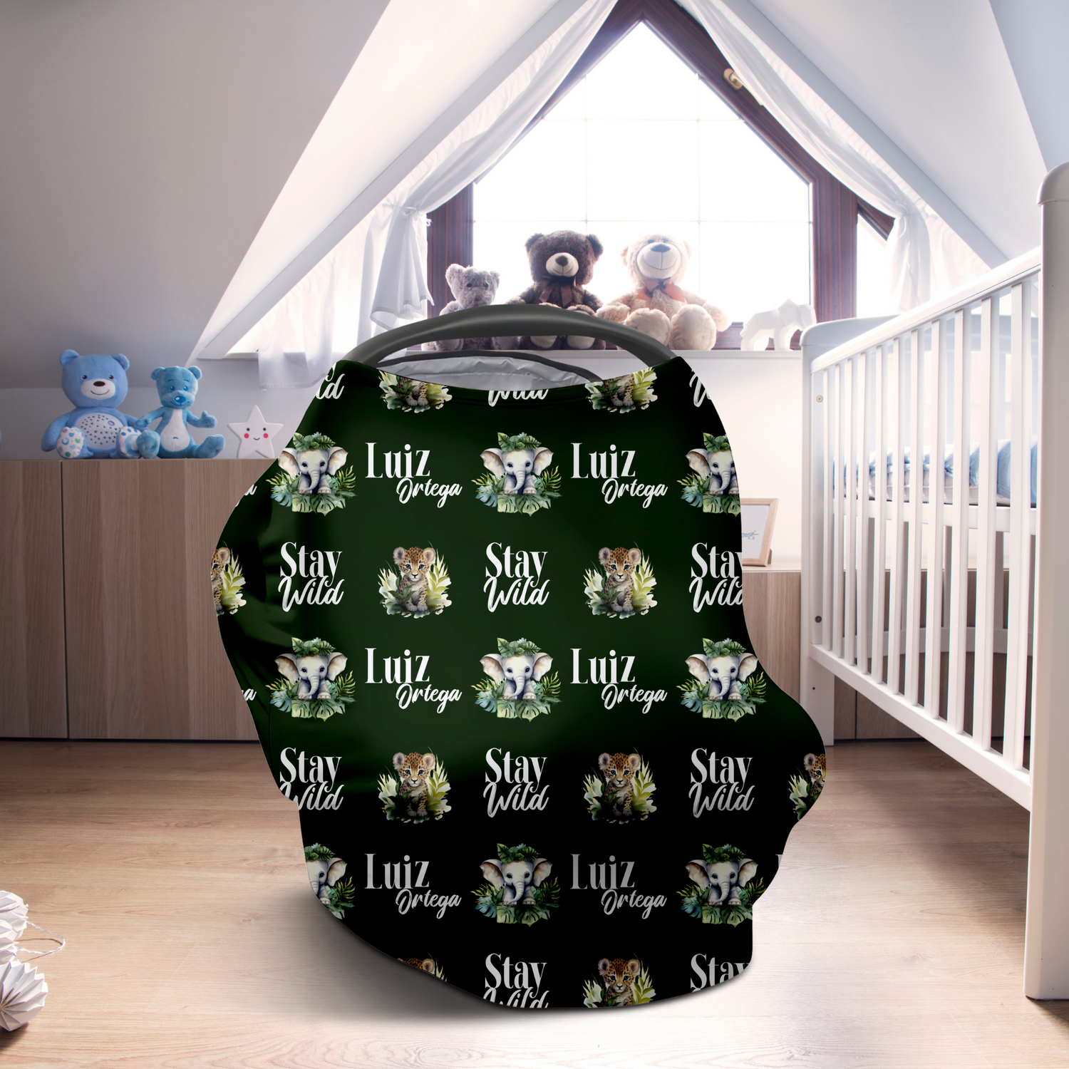 Stay Wild Safari Car Seat Cover (A084)