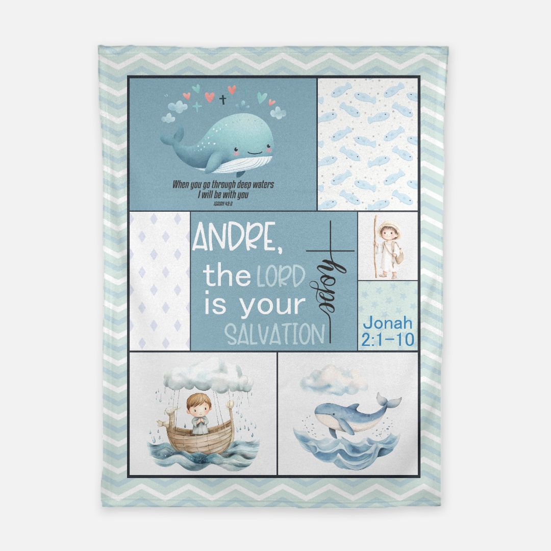 Jonah & the Whale Blanket (B091)