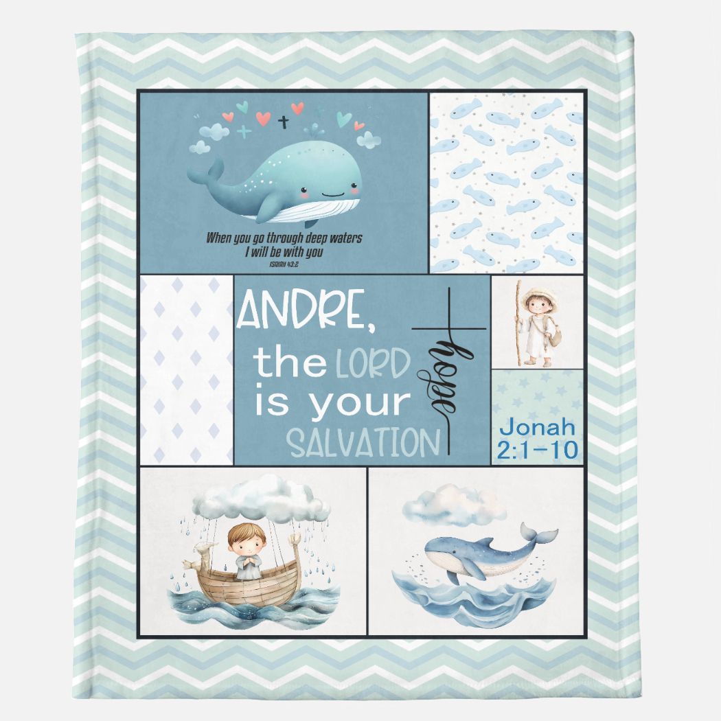 Jonah & the Whale Blanket (B091)