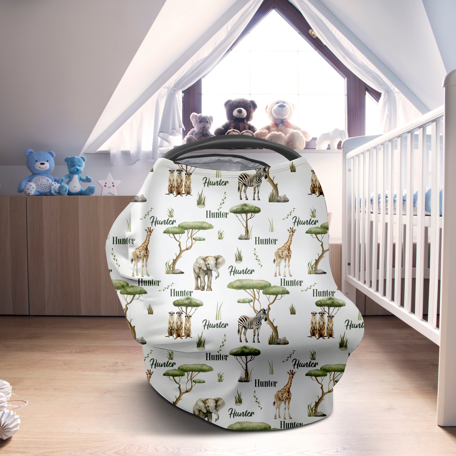 Safari Wildlife Car Seat Cover (A080)