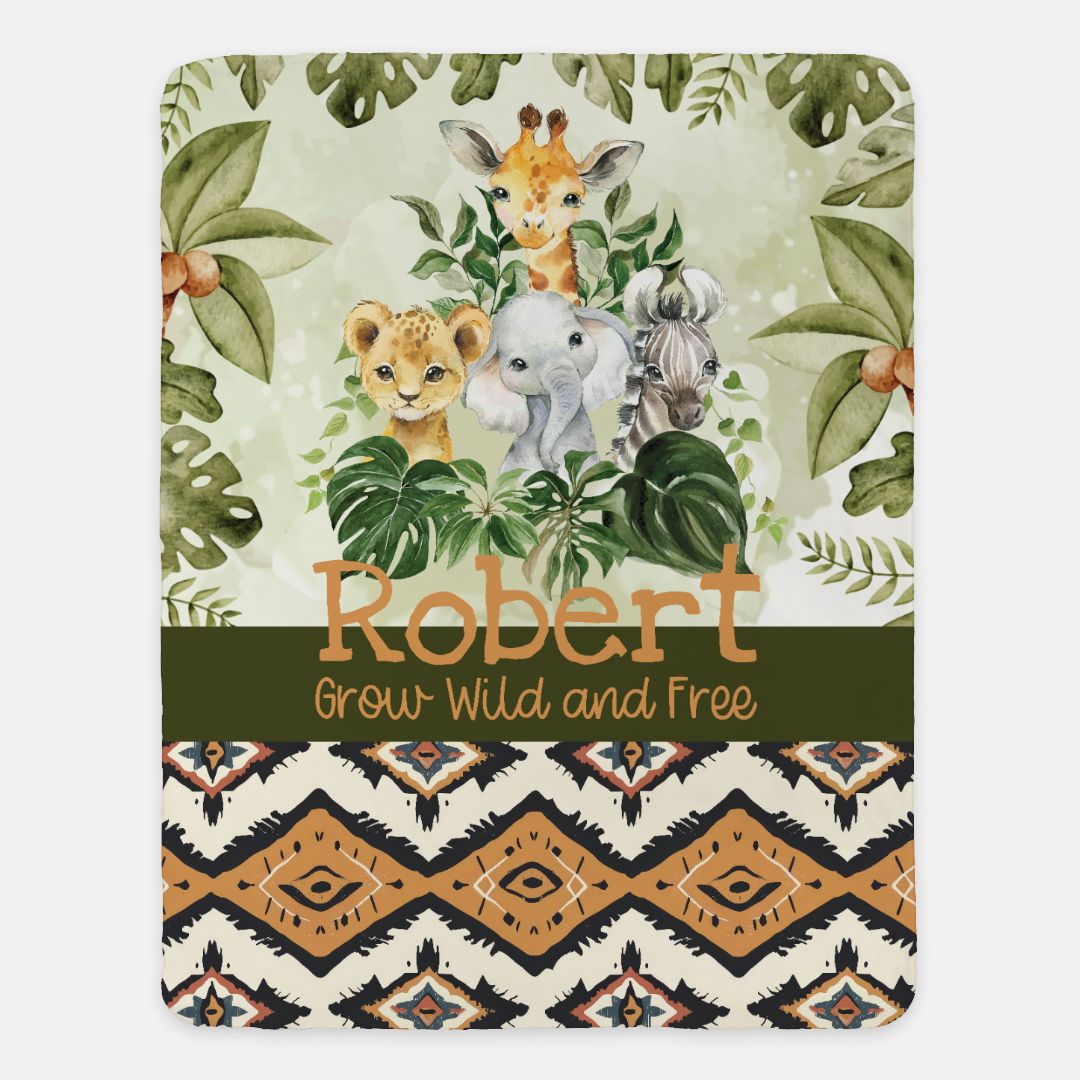 Tribal Safari Blanket (B009)