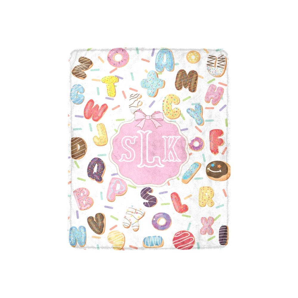 Sweet Sprinkles ABC Blanket (B220)