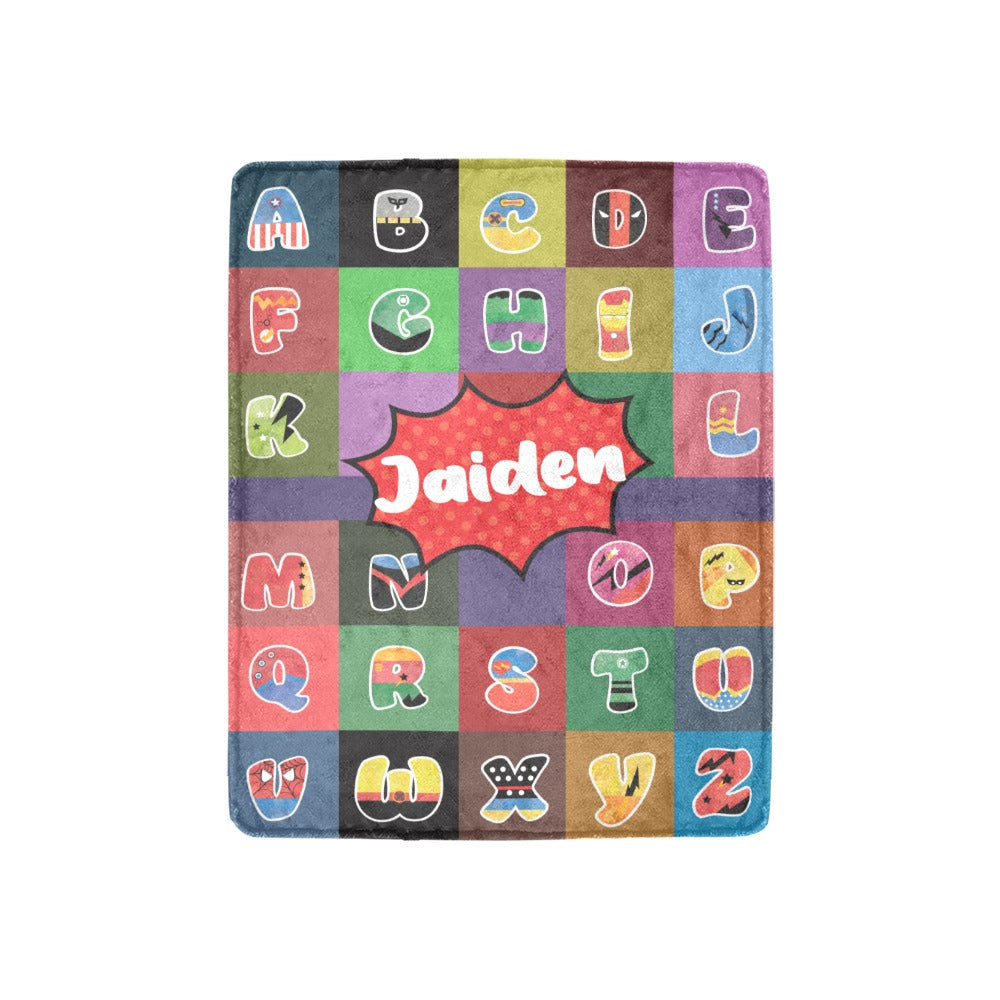 Superhero ABCs Blanket (B222)