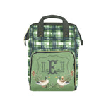 Greenhead Grove Monogram Diaper Bag (A241)