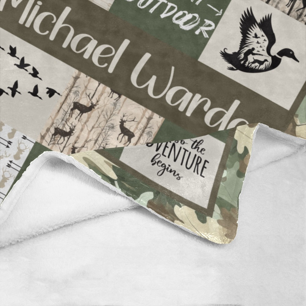 The Great Outdoors Camo Blanket (B227)