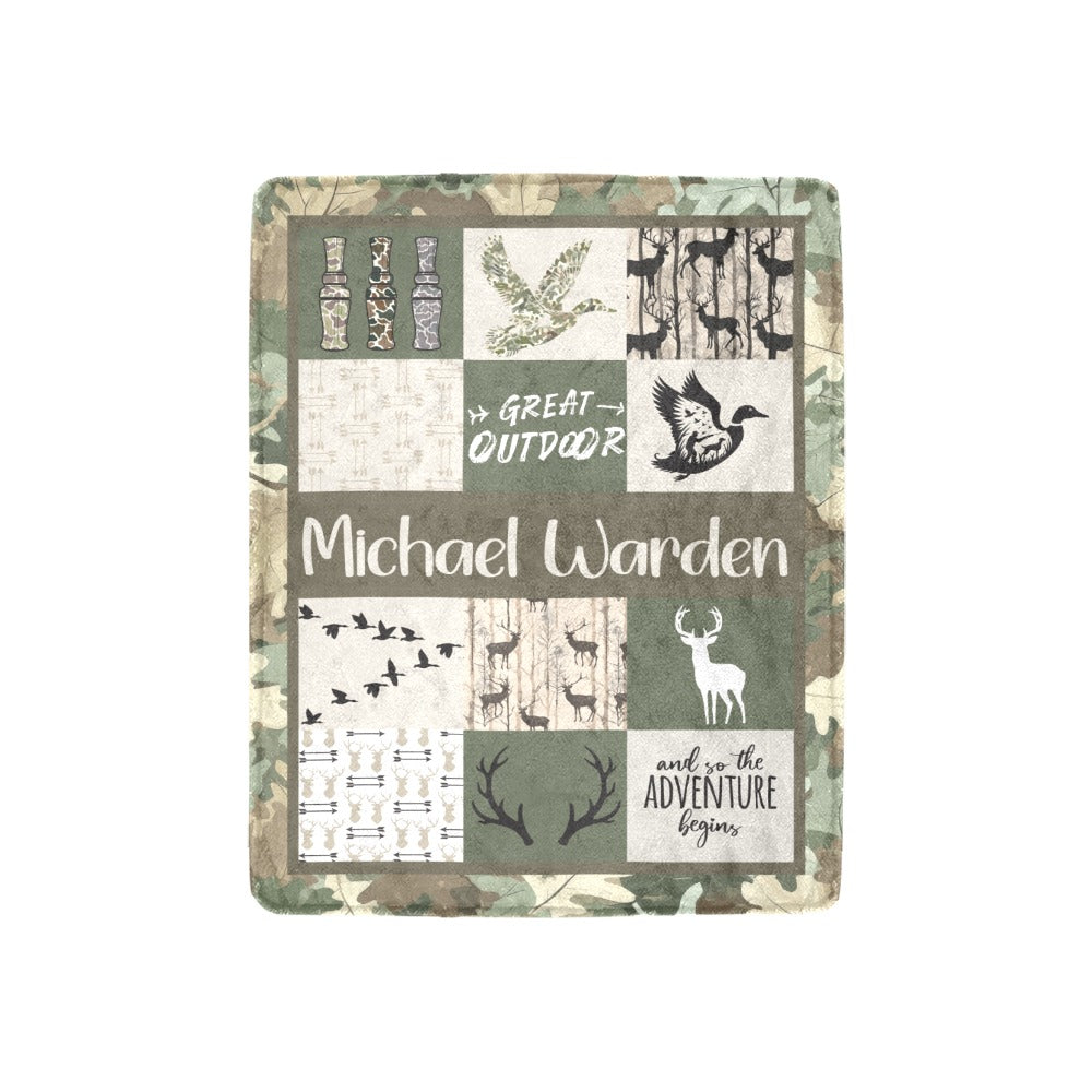 The Great Outdoors Camo Blanket (B227)