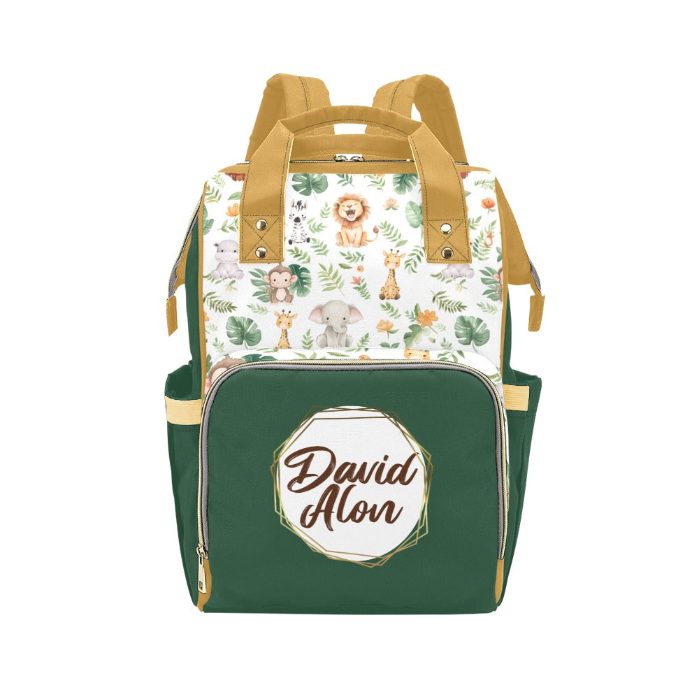 Safari Pattern Diaper Bag (A076)