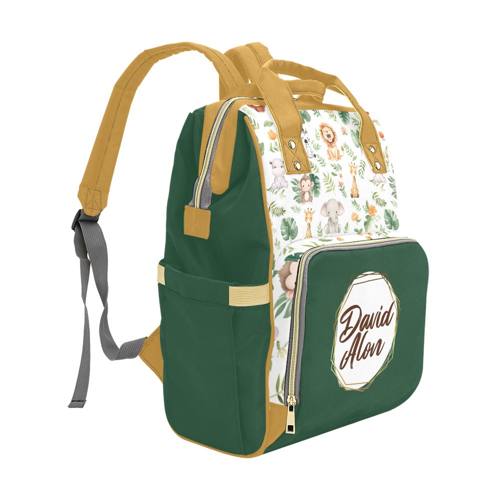 Safari Pattern Diaper Bag (A076)