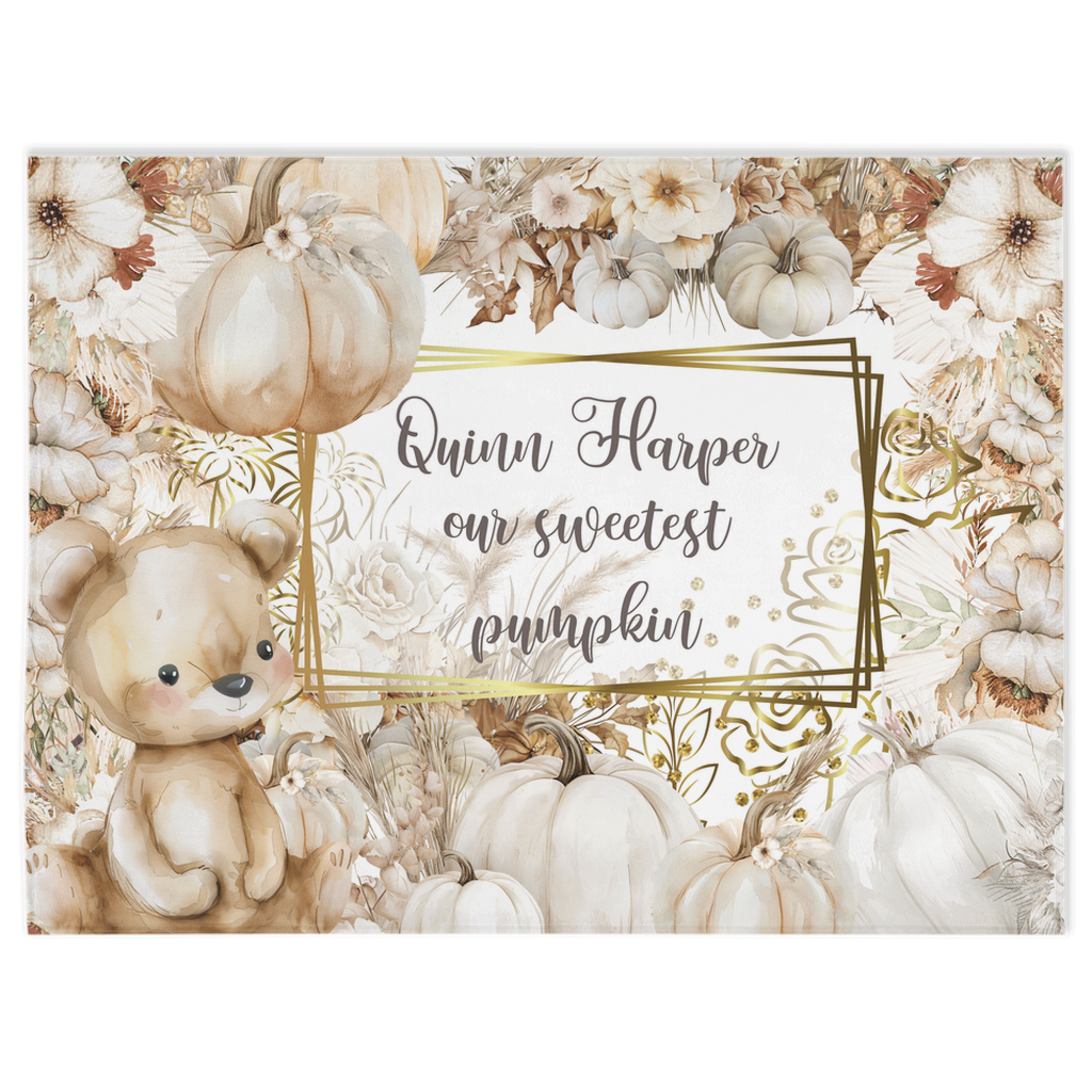 Boho Pumpkin Blanket (B206)