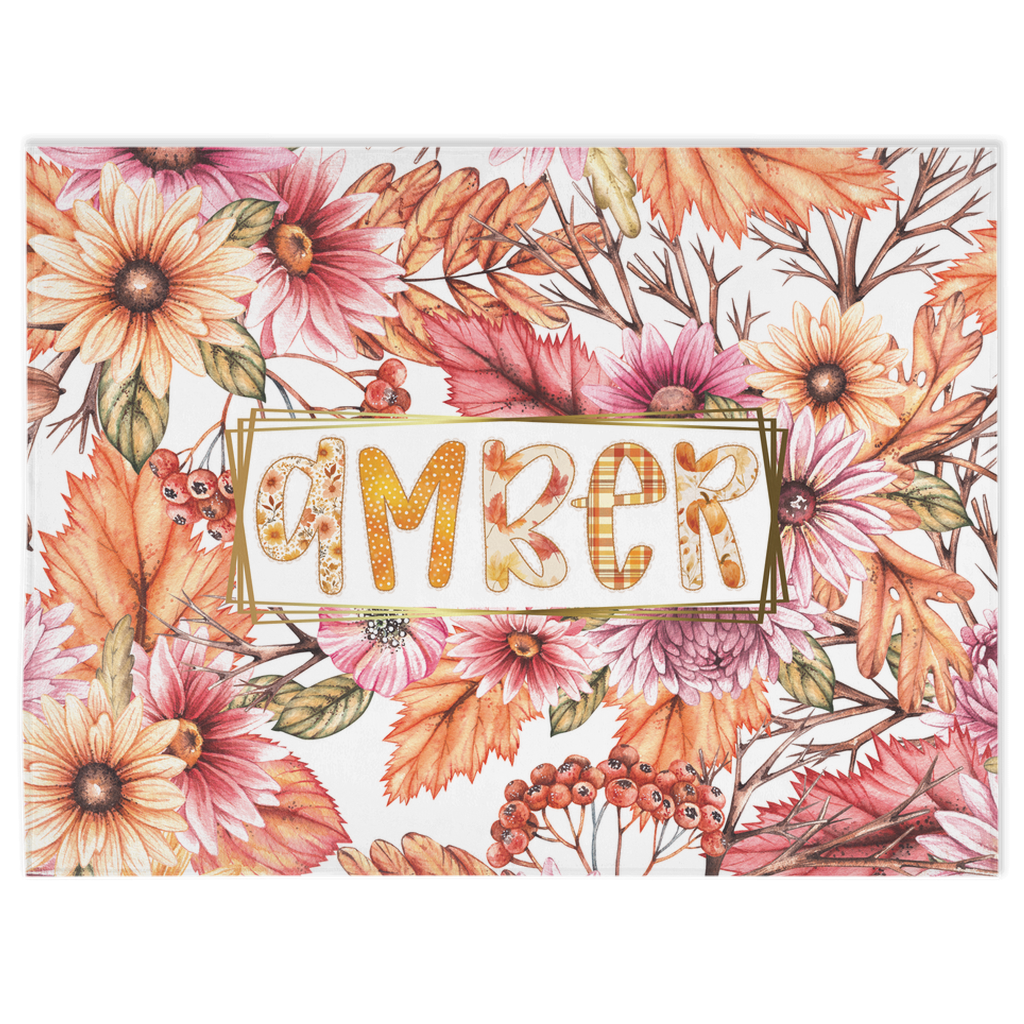 Autumn Flowers Blanket (B221)