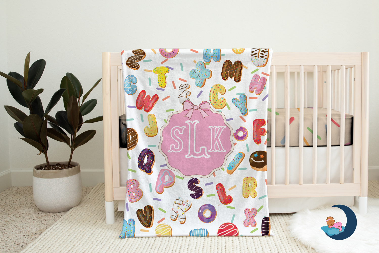 Sweet Sprinkles ABC Blanket (B220)