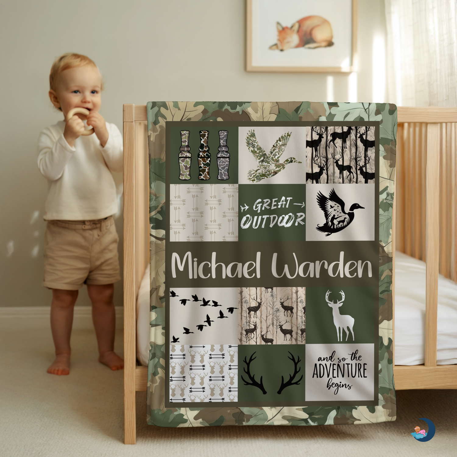 The Great Outdoors Camo Blanket (B227)