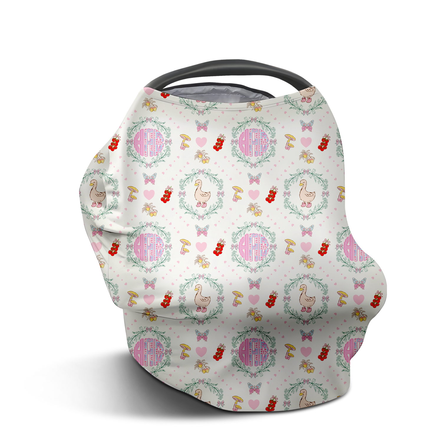 Silly Goose: Sweet Cherry Field Car Seat Cover (A165)