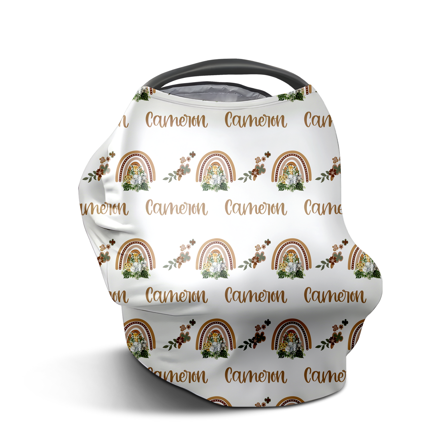 Boho Rainbow Safari Car Seat Cover (A011)