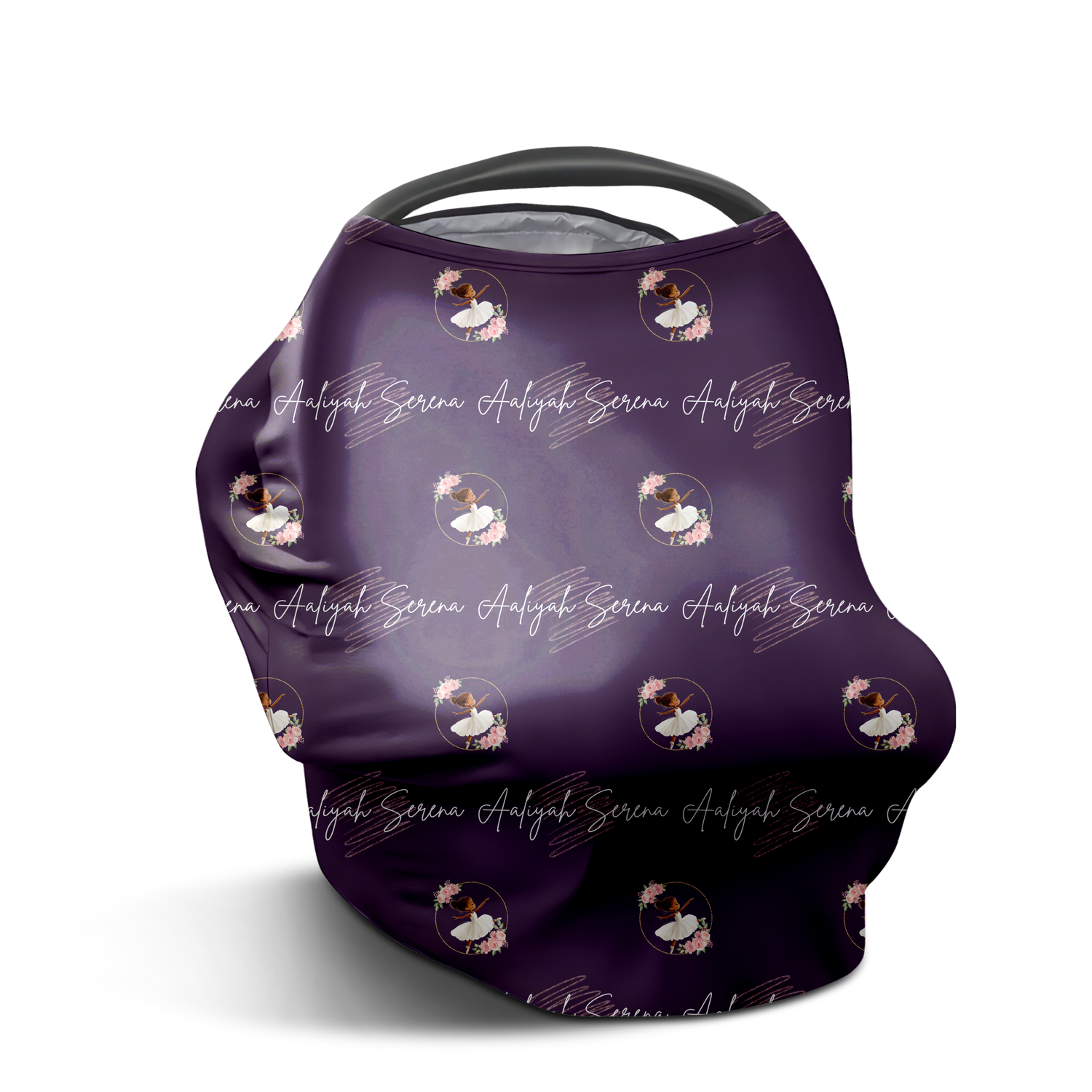 Twirling Ballerina Car Seat Cover (A051) (Purple)