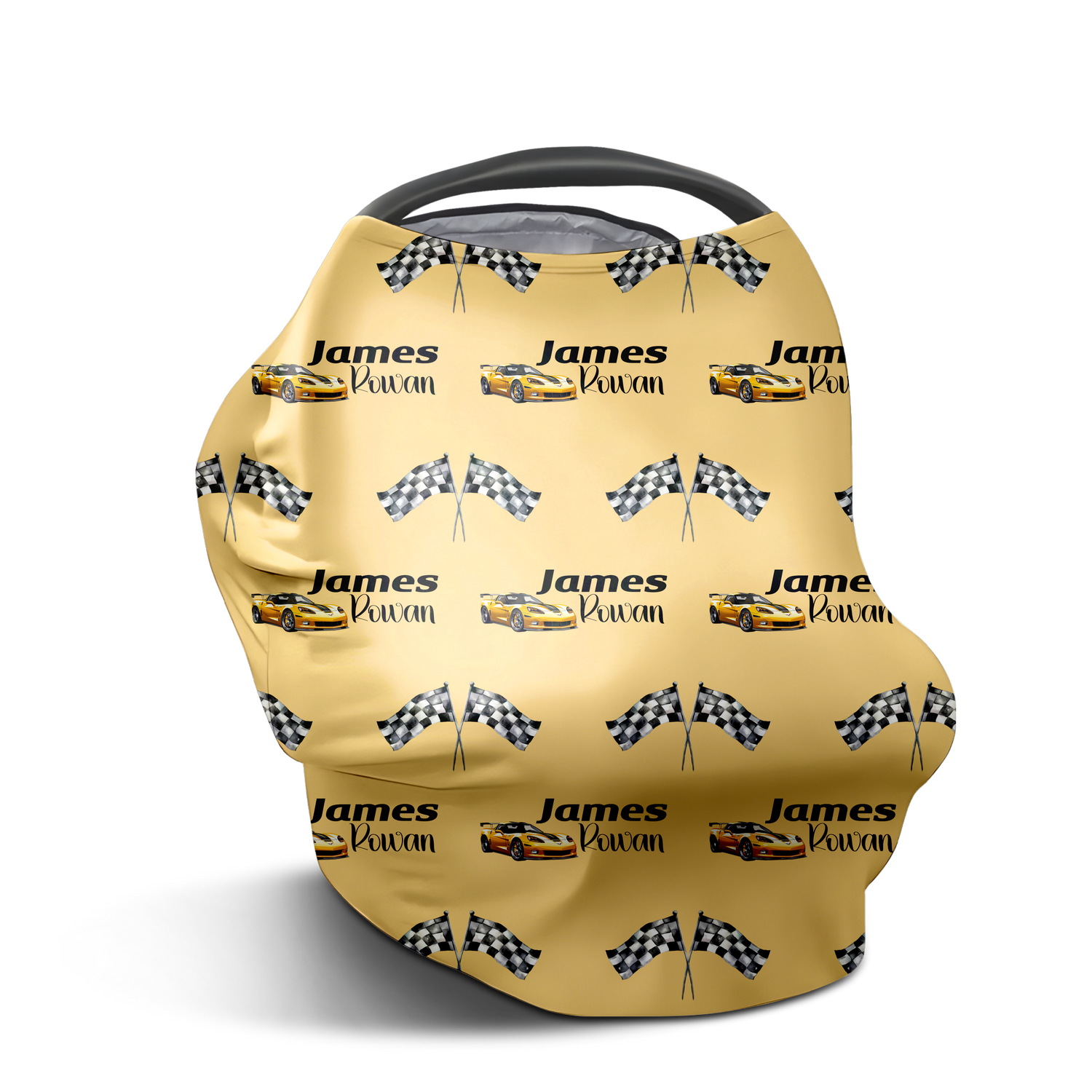 Little Racers Car Seat Cover (Yellow) (A042)