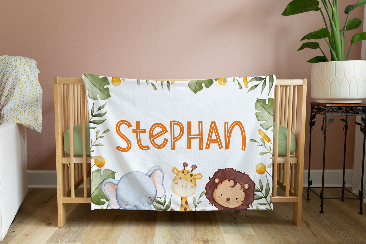 A Cutie in the Jungle Blanket (B113)