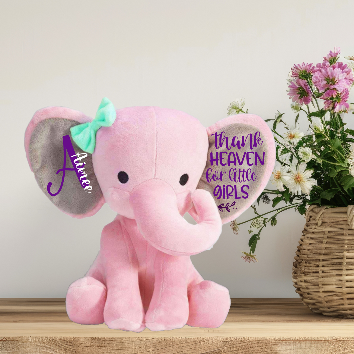 "Thank Heaven" Elephant Keepsake (A089)