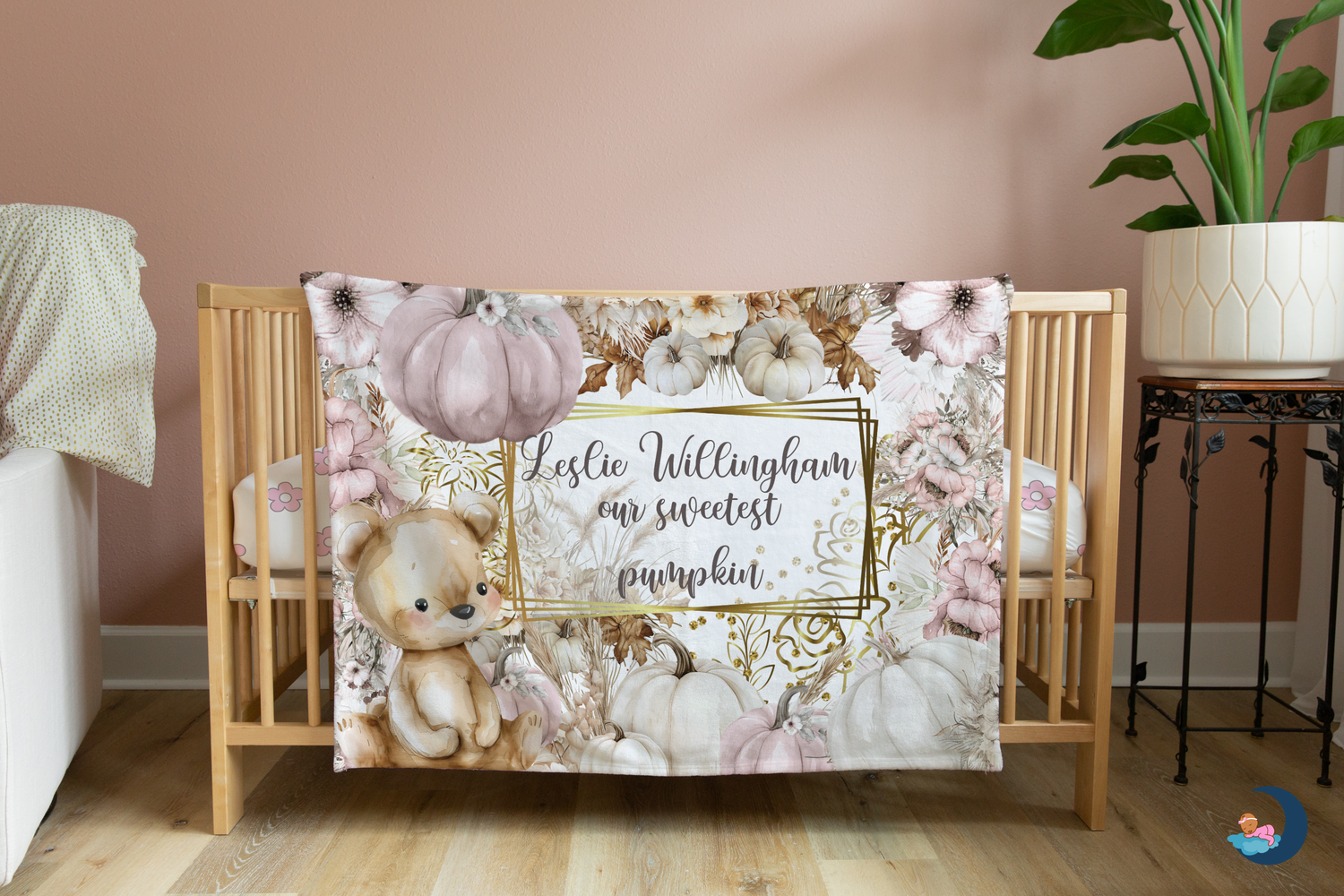 Boho Pumpkin Blanket (B206)