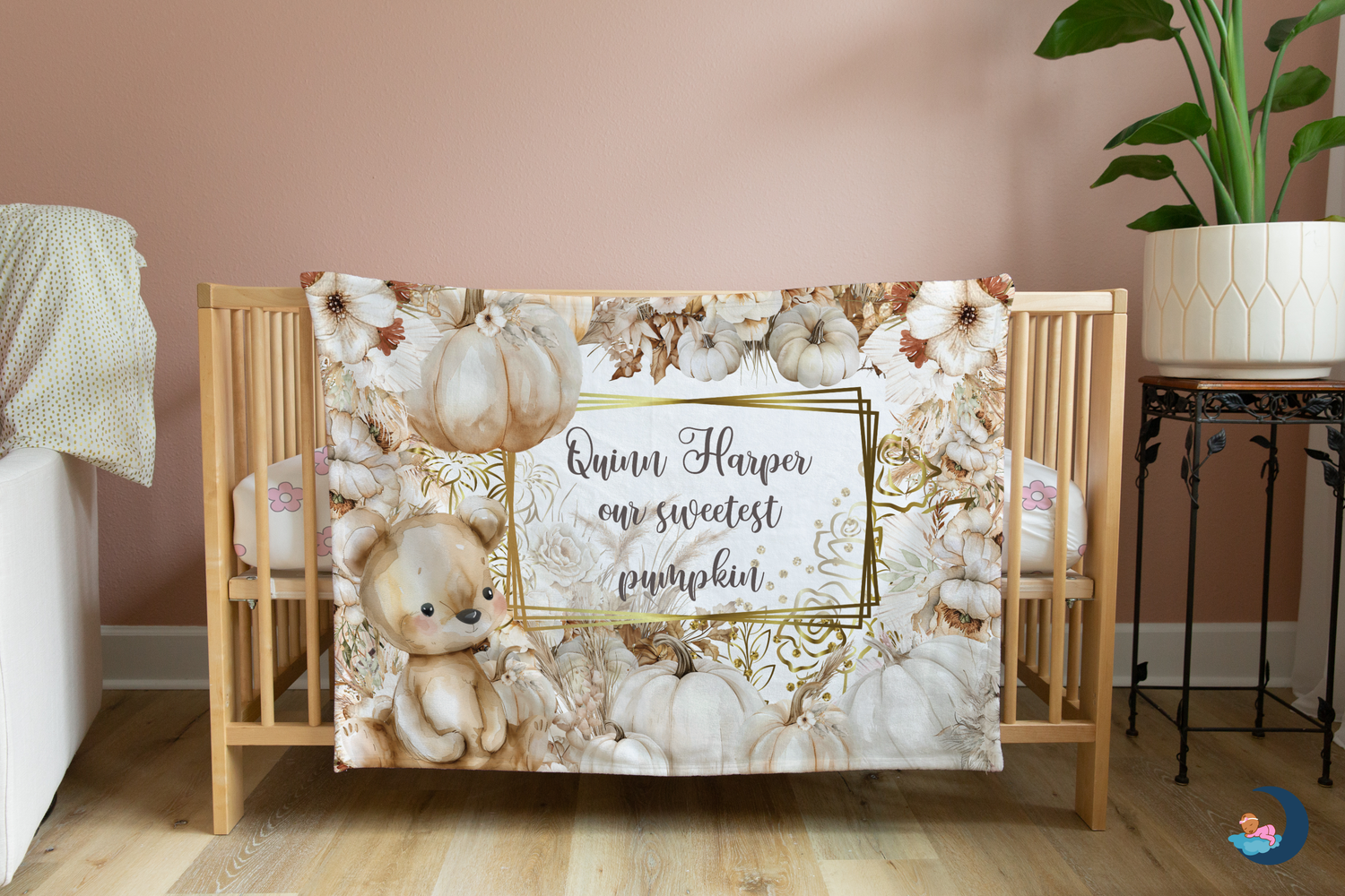 Boho Pumpkin Blanket (B206)