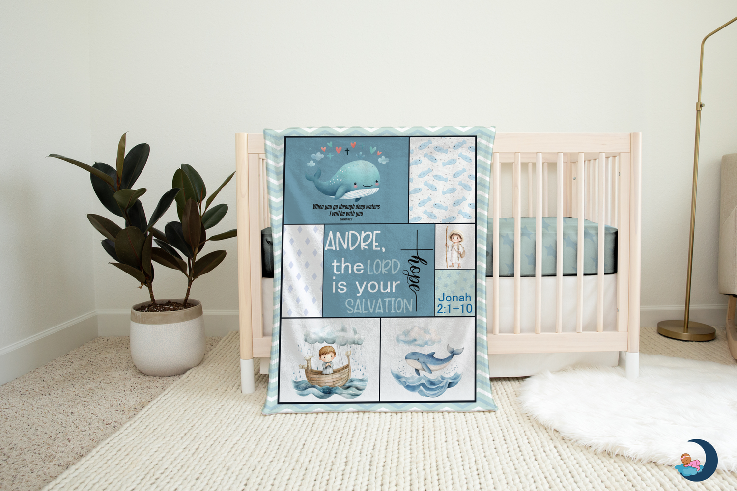 Jonah & the Whale Blanket (B091)