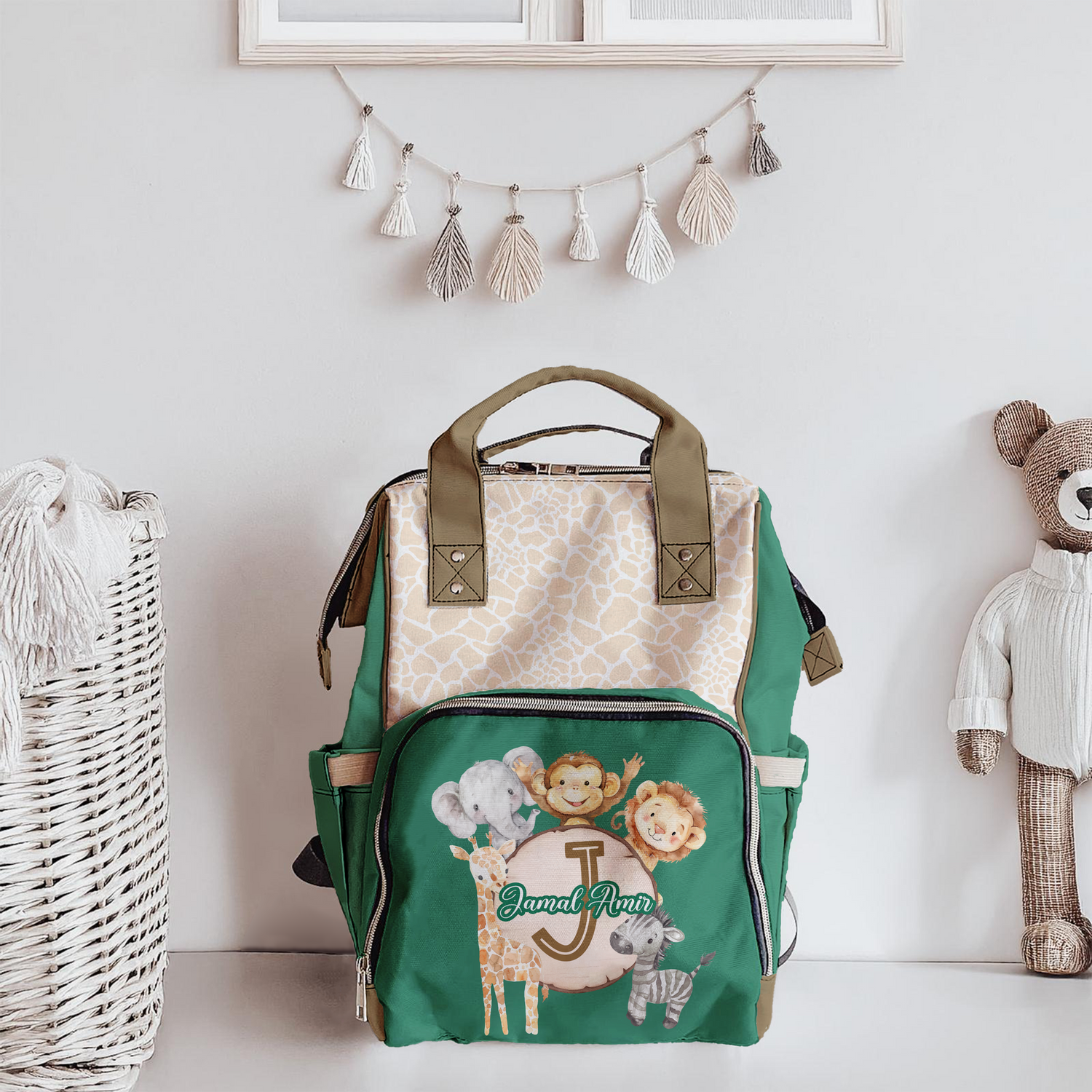 Jungle Buddies Diaper Bag (A140)
