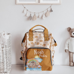 Noah's Ark Diaper Bag (Brown) (A002)