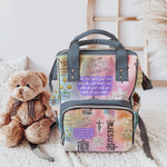 Retro Graffiti Christian Diaper Bag (A063)