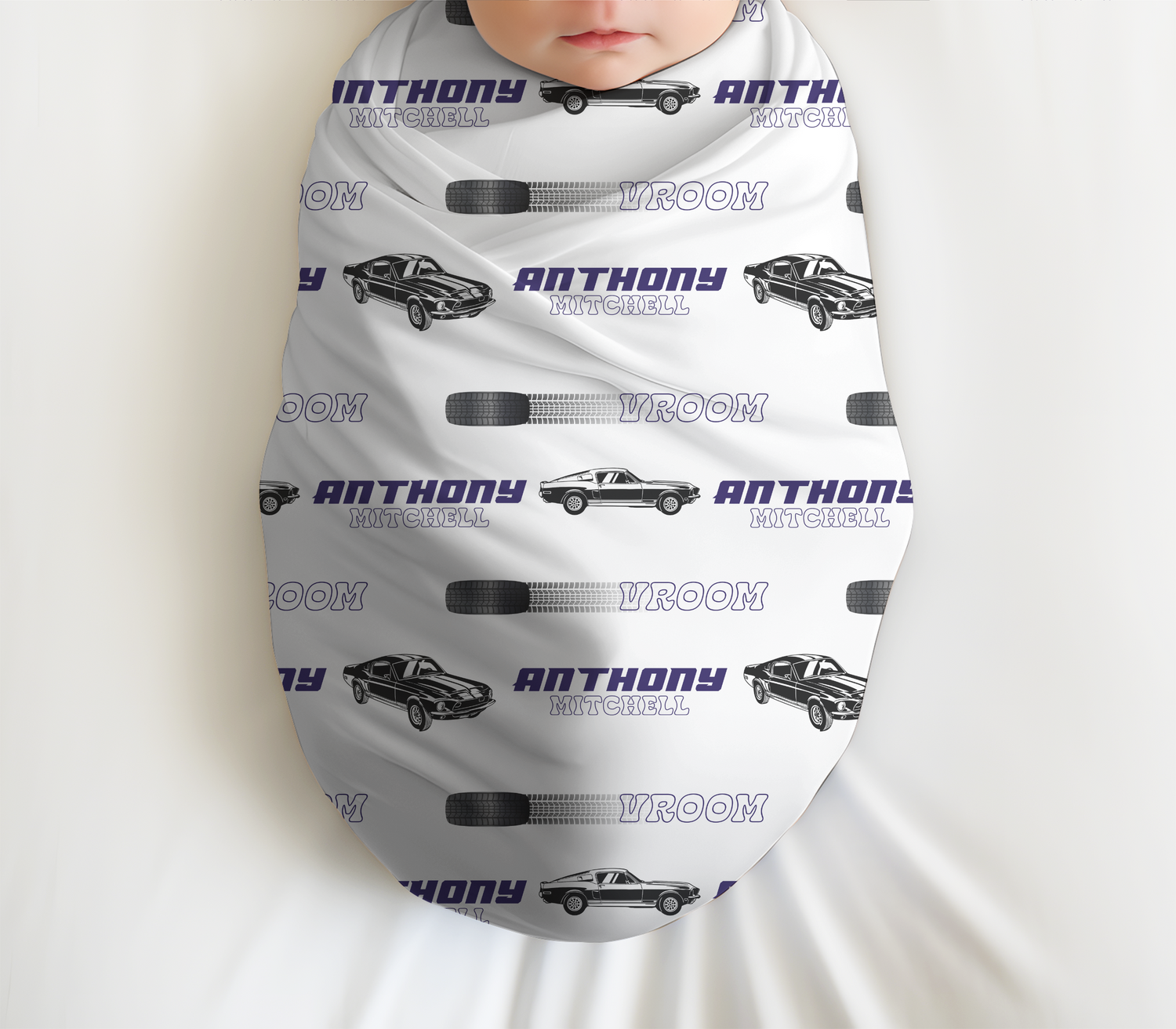 Muscle Cars Swaddle Set (B058)
