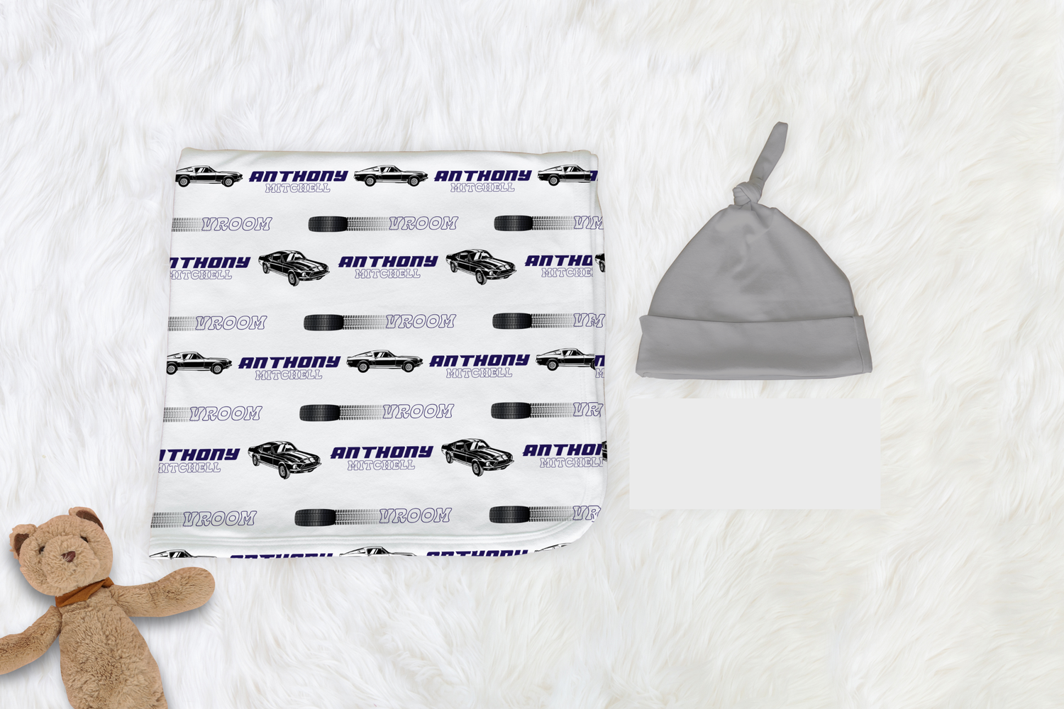 Muscle Cars Swaddle Set (B058)