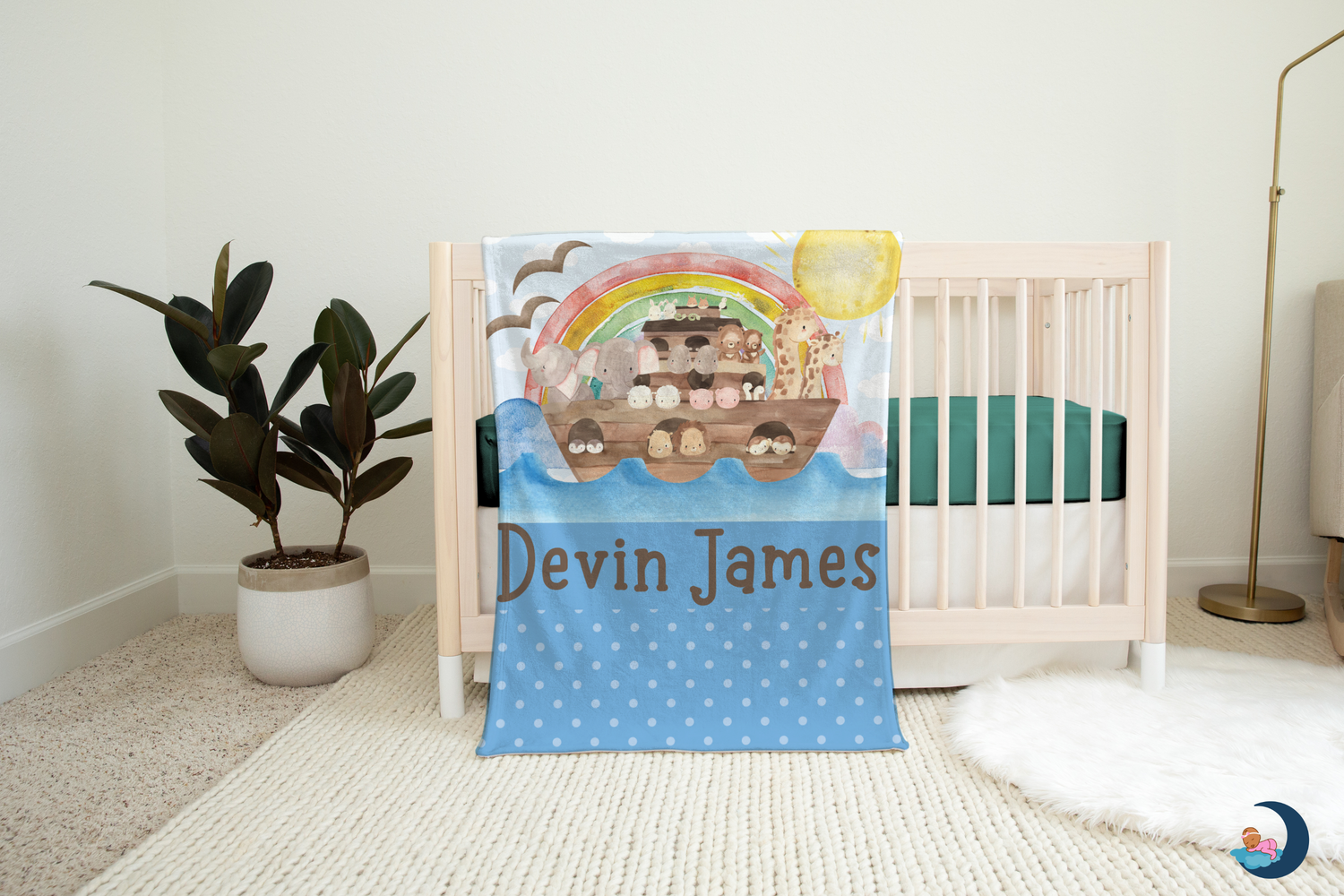 Noah's Ark Blanket (B005)