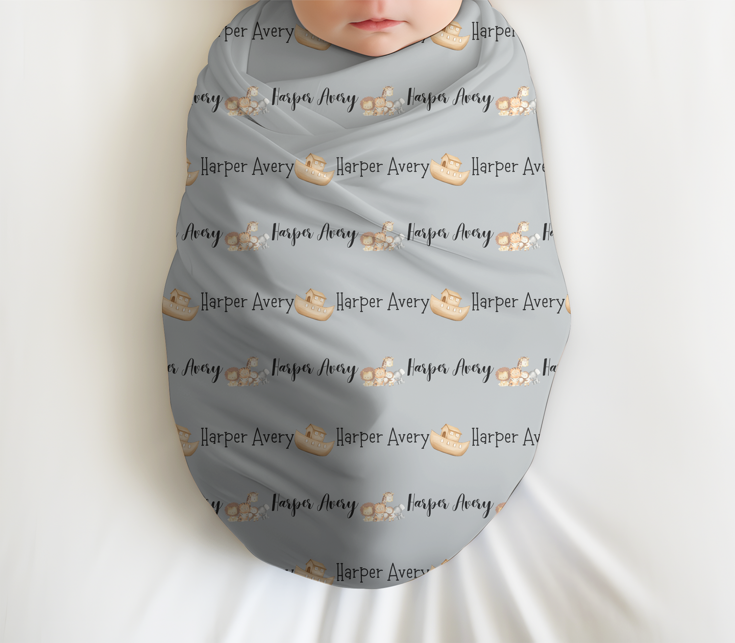 Noah's Ark Swaddle Set (B086)