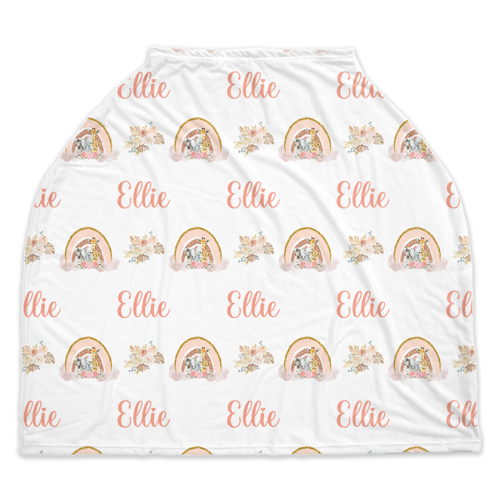 Floral Rainbow Car Seat Cover (A008)