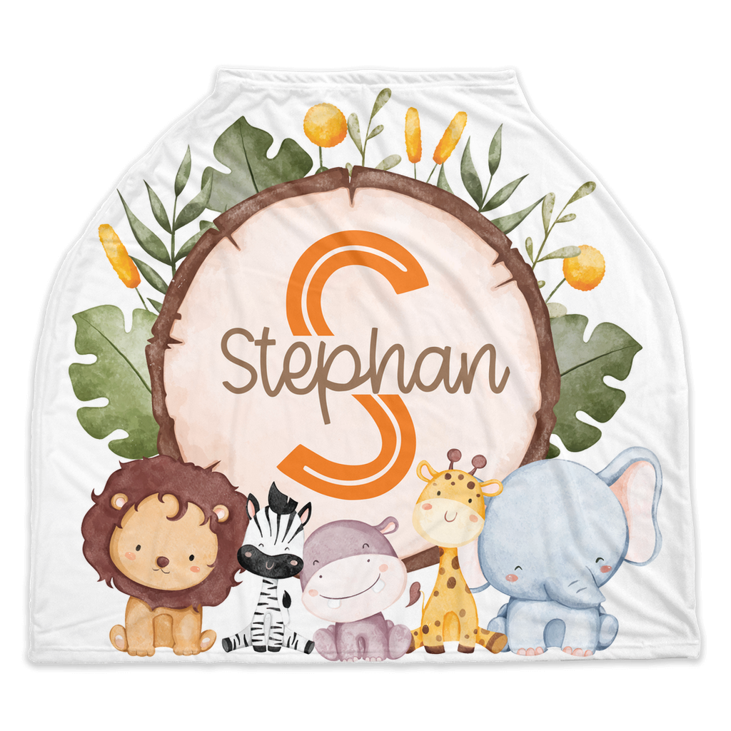 Cutie in the Jungle Car Seat Cover (A087)