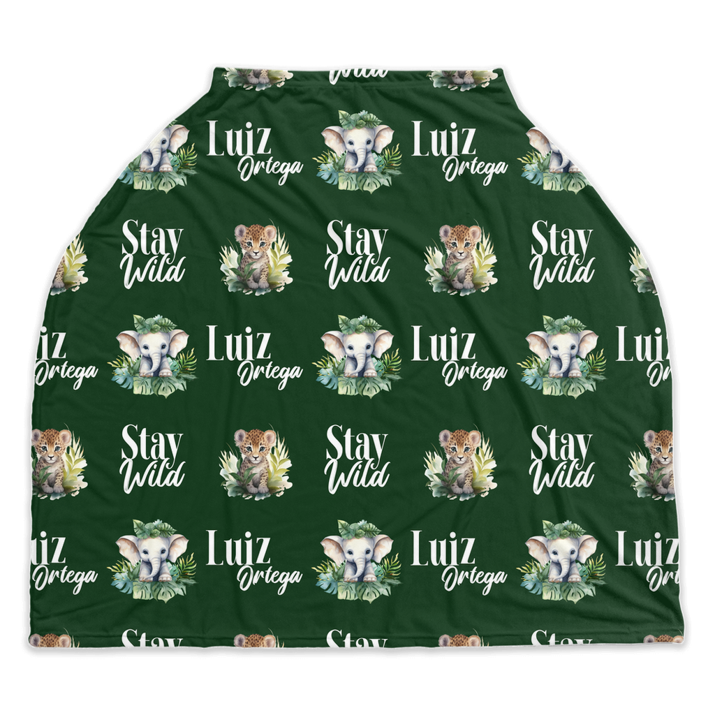 Stay Wild Safari Car Seat Cover (A084)