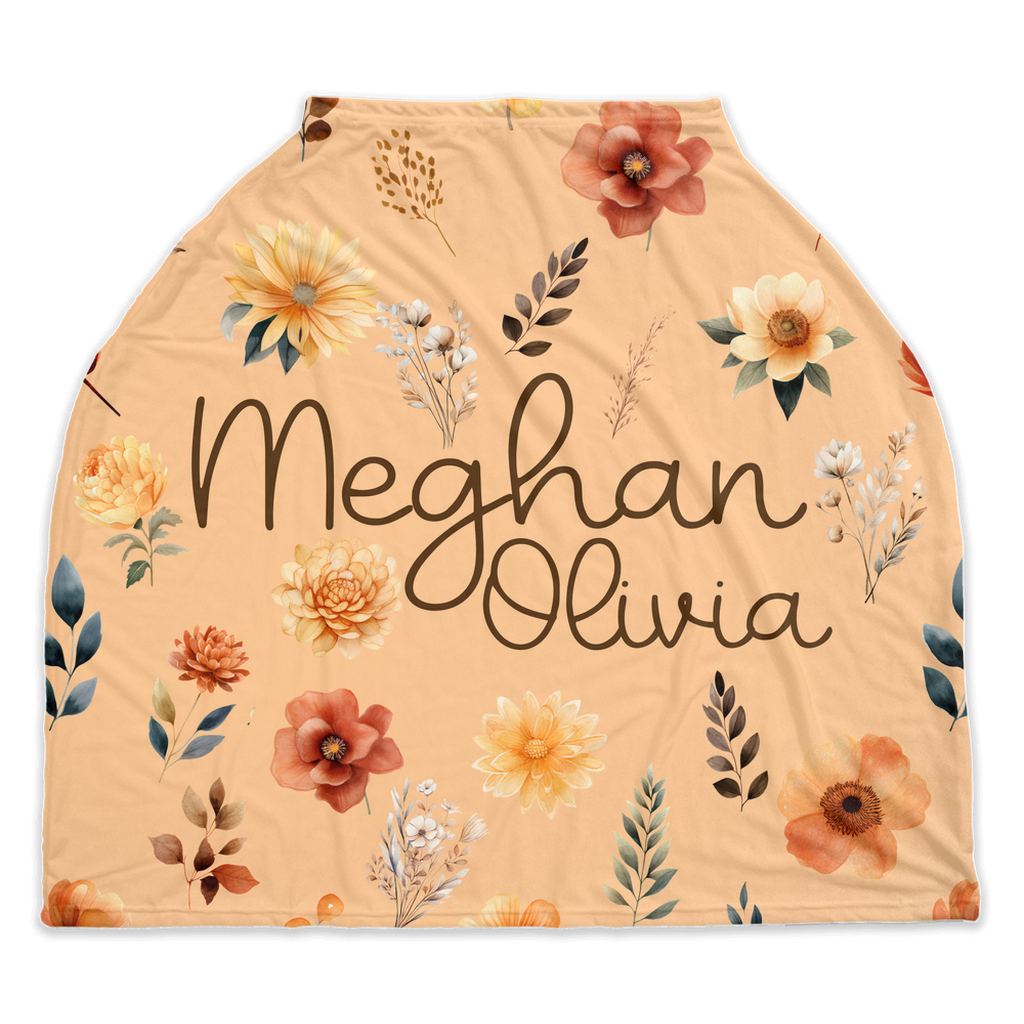 Autumn Wildflowers Car Seat Cover (A030)