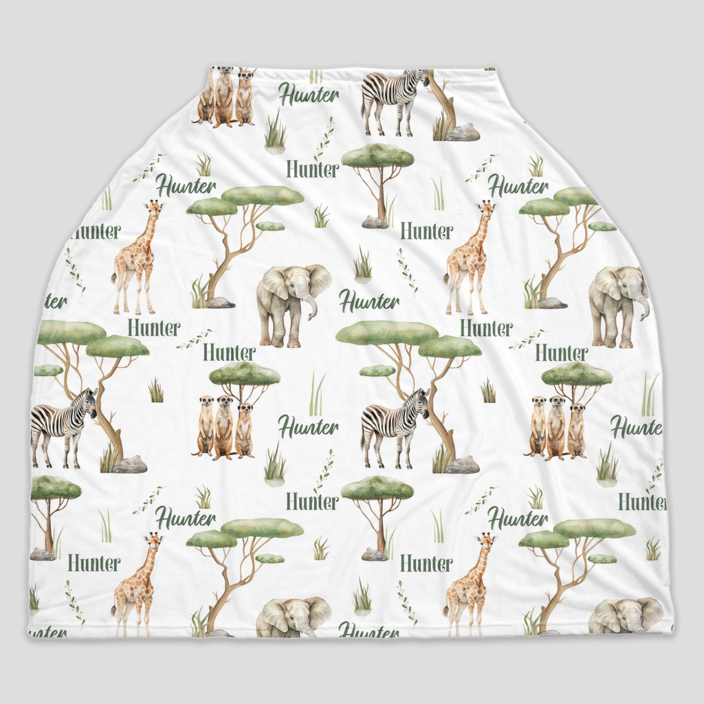 Safari Wildlife Car Seat Cover (A080)
