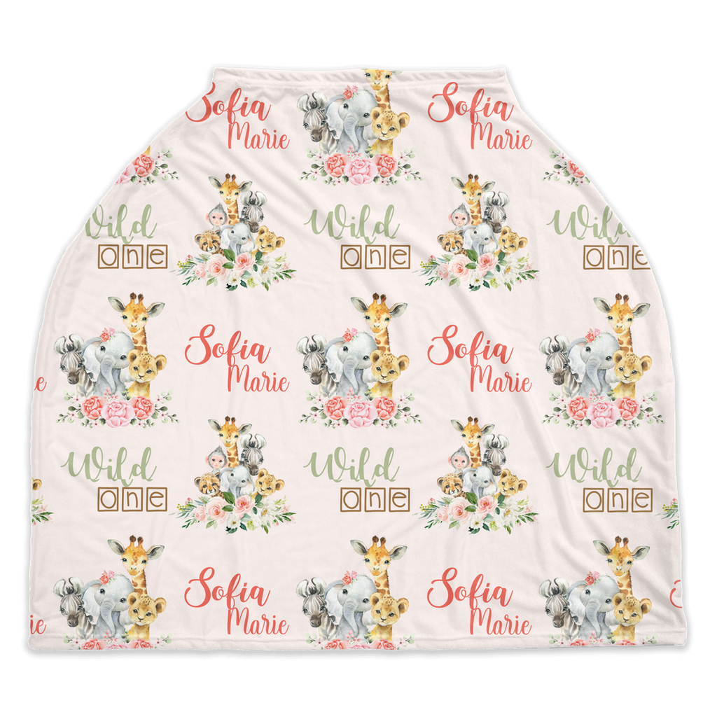 Floral Safari Car Seat Cover (A083)
