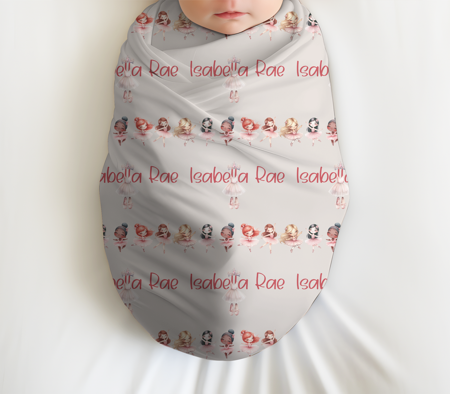 Pink Palooza Ballerina Swaddle Set (B070)