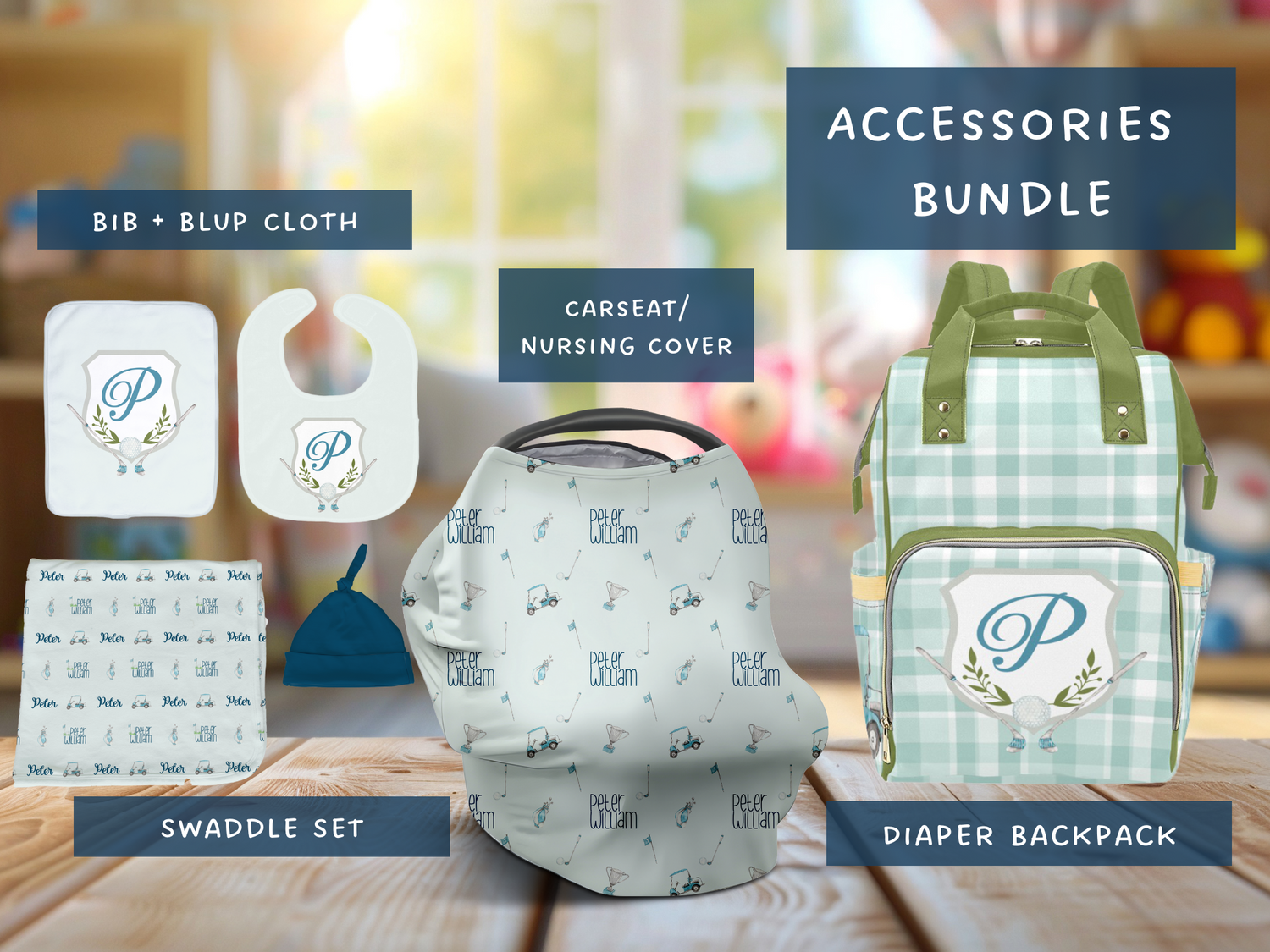 Preppy Country Club Accessories Set (Bun013)