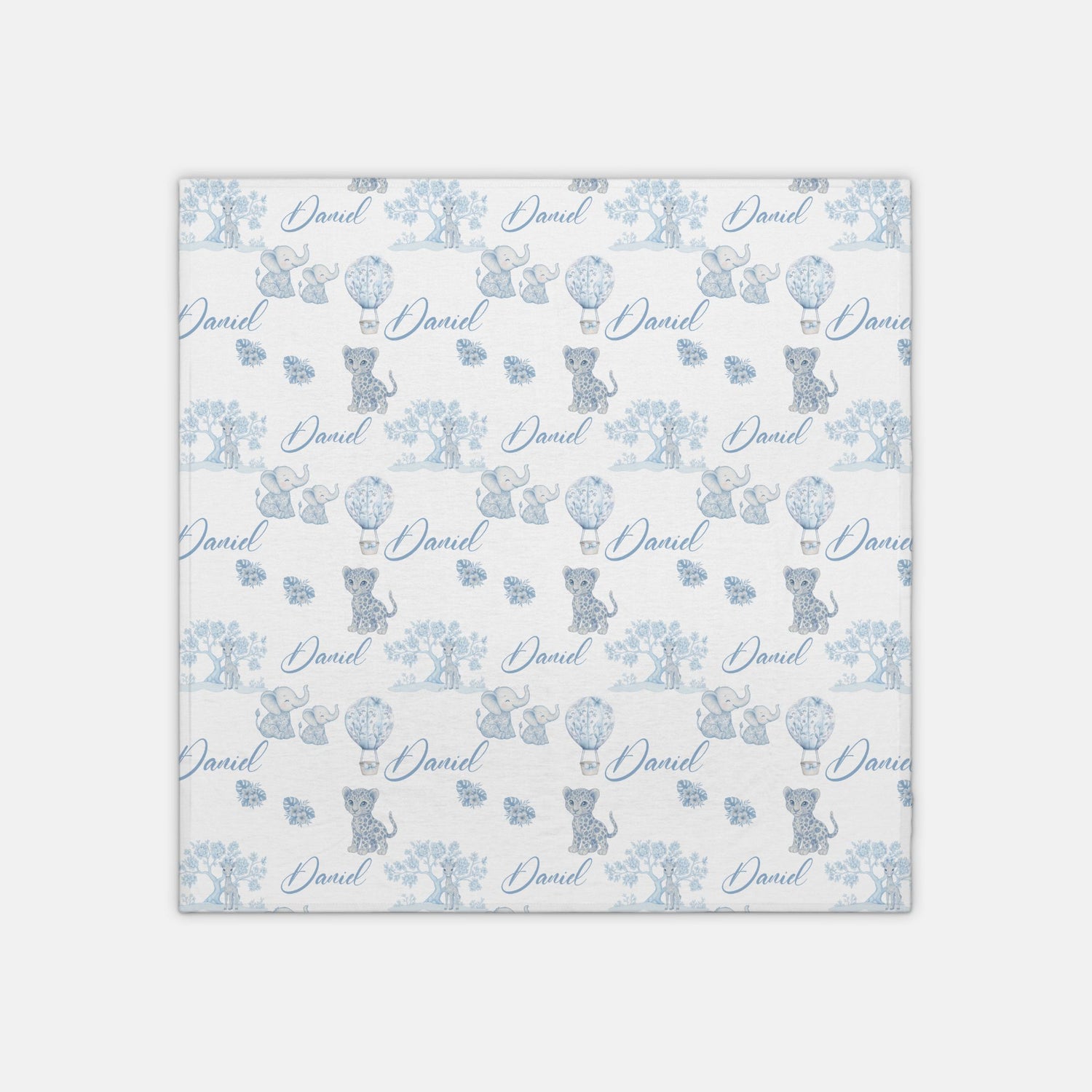 Toile De Jouy Safari Swaddle Set (B213)