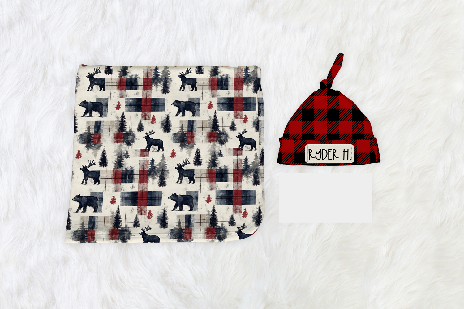 Christmas in the Woodlands Swaddle Set (B225)