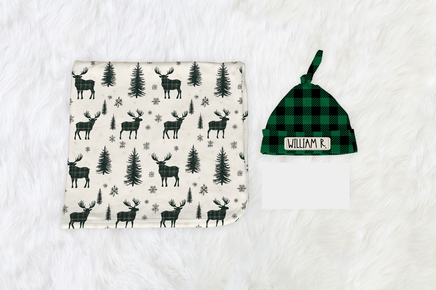 Christmas in the Woodlands Swaddle Set (B225)