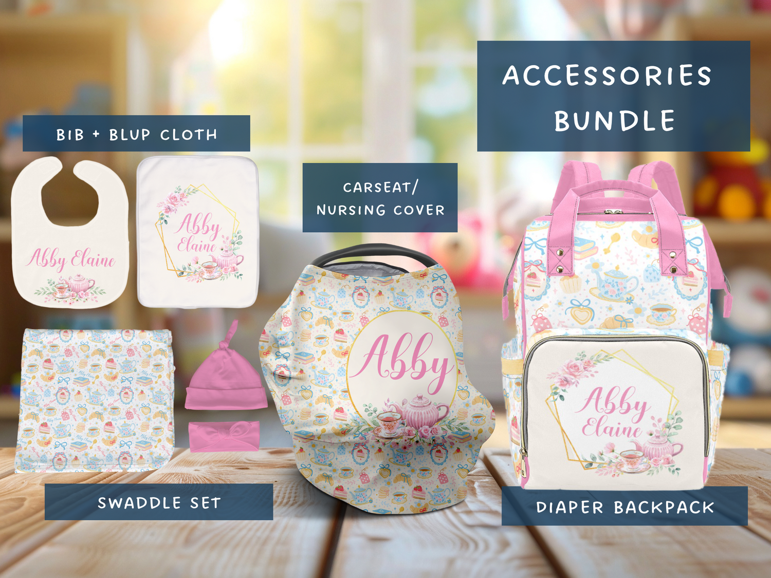 Abby Elaine: Tea Party Accessories Set (Bun014)