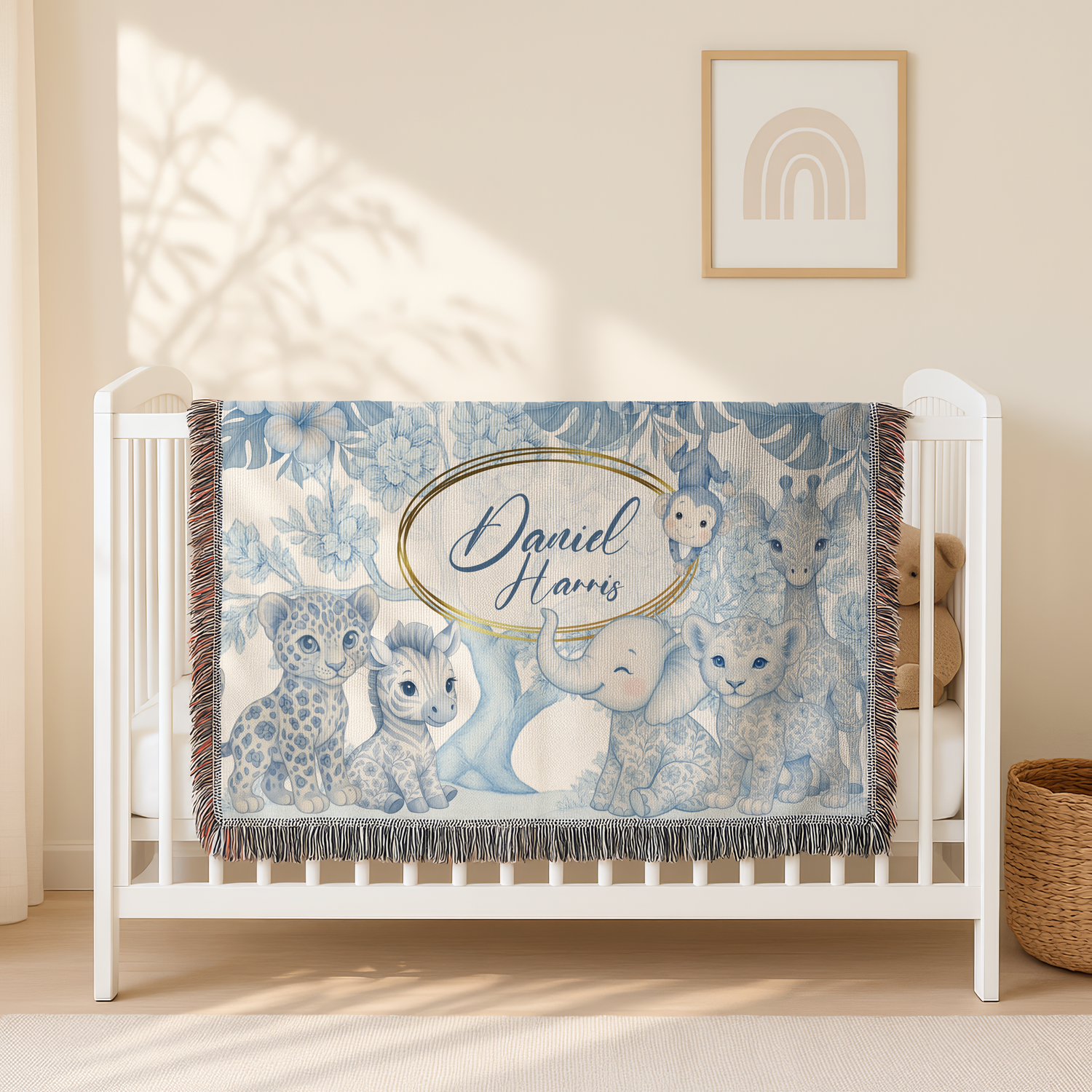 Little Explorer Toile Safari Blanket (B212)